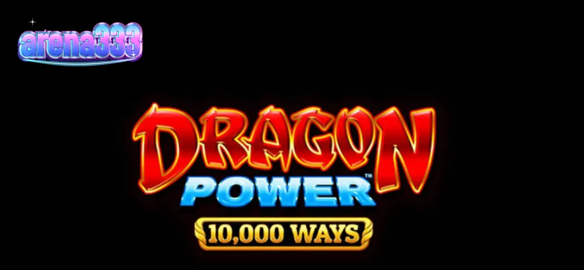 Tampilan visual slot Dragon Power 10,000 Ways dengan nuansa emas dan naga.